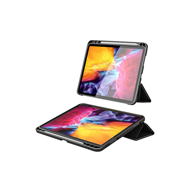 Newface Apple iPad Air 4 10.9 Kılıf Tablet Focus Silikon - Siyah