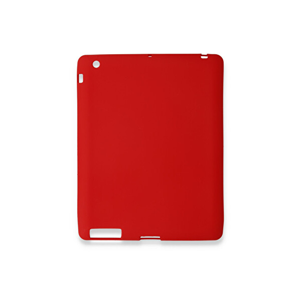 Newface Apple iPad 4 9.7 Kılıf Evo Tablet Silikon - Kırmızı