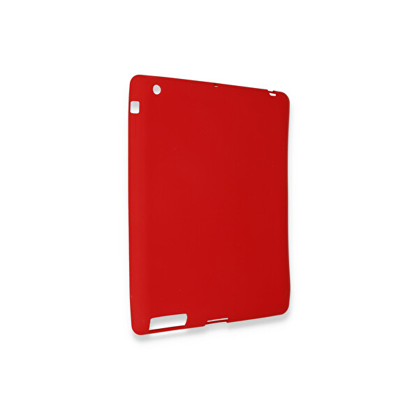 Newface Apple iPad 4 9.7 Kılıf Evo Tablet Silikon - Kırmızı