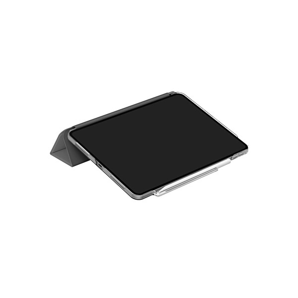 Uniq Apple iPad Air 13 (2024) Camden Katlanabilir Tablet Kapak - Koyu Gri