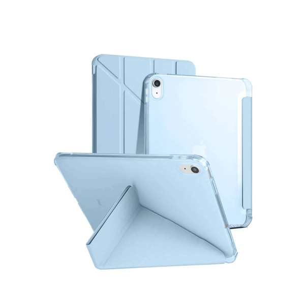 Newface Apple iPad 2025 10.9 10.Nesil (A16) Kılıf Kalemlikli Mars Tablet Kılıfı - Mavi