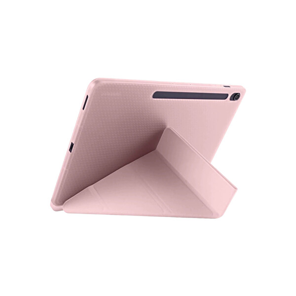 Newface Apple iPad Pro 11 (2024) Kılıf Kalemlikli Hugo Tablet Kılıfı - Rose Gold