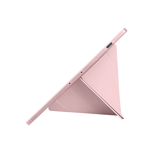 Newface Apple iPad Pro 11 (2024) Kılıf Kalemlikli Hugo Tablet Kılıfı - Rose Gold