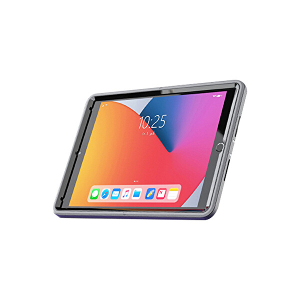 Newface Apple iPad 10.2 (7.Nesil) Kılıf Hand Strap Tablet Kılıfı - Gri
