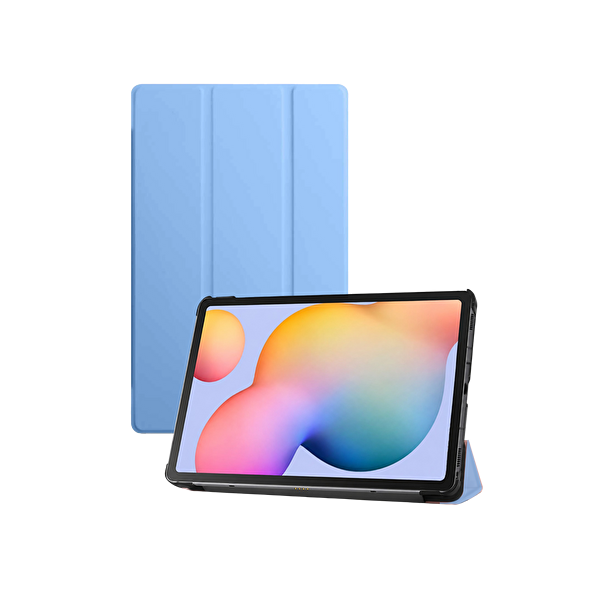 Newface Lenovo M10 HD X505F Kılıf Tablet Smart Kılıf - Mavi