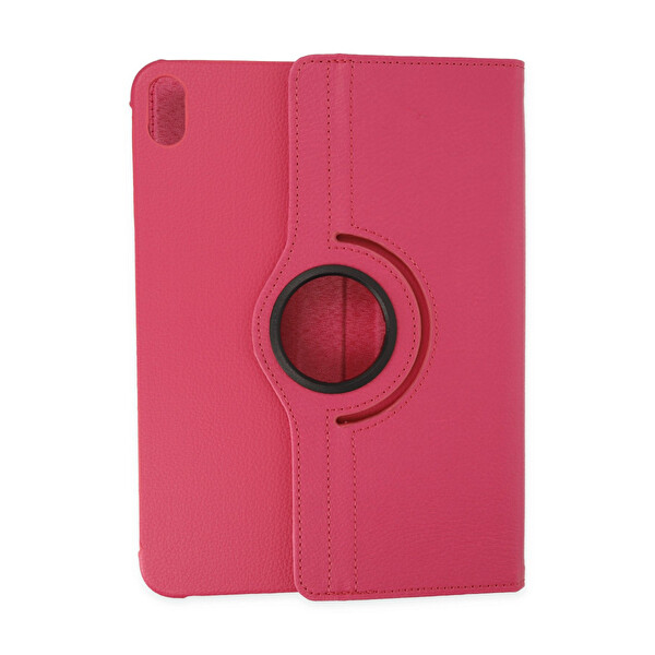 Newface Apple iPad 2025 10.9 10.Nesil (A16) Kılıf 360 Tablet Deri Kılıf - Pembe