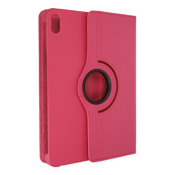 Newface Apple iPad 2025 10.9 10.Nesil (A16) Kılıf 360 Tablet Deri Kılıf - Pembe