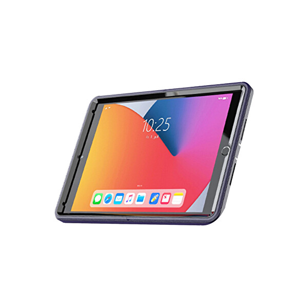 Newface Apple iPad 10.2 (7.Nesil) Kılıf Hand Strap Tablet Kılıfı - Lacivert