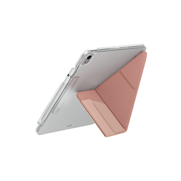 Uniq Apple iPad 2025 10.9 (10.Nesil) Camden Katlanabilir Tablet Kapak - Pembe