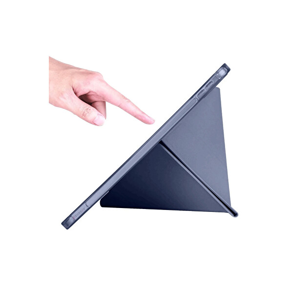 Newface Apple iPad 2025 10.9 10.Nesil (A16) Kılıf Kalemlikli Mars Tablet Kılıfı - Lavender
