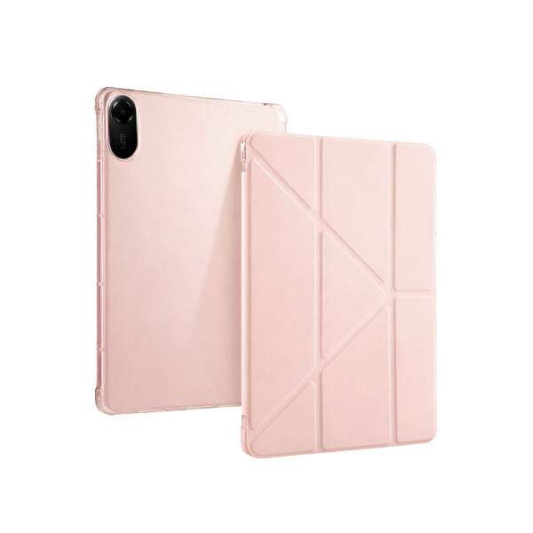 Newface Xiaomi Redmi Pad 2 Kalemlikli Mars Tablet Kılıfı - Rose Gold