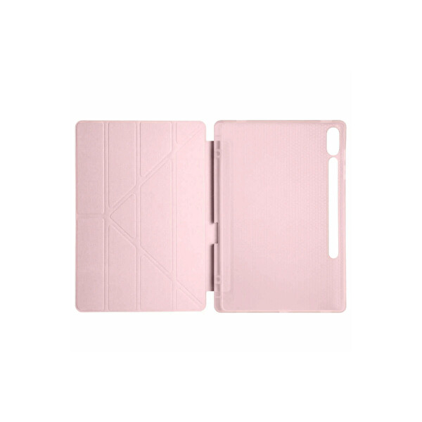 Newface Samsung Galaxy X510 Tab S9 FE 11 Kılıf Kalemlikli Mars Tablet Kılıfı - Rose Gold