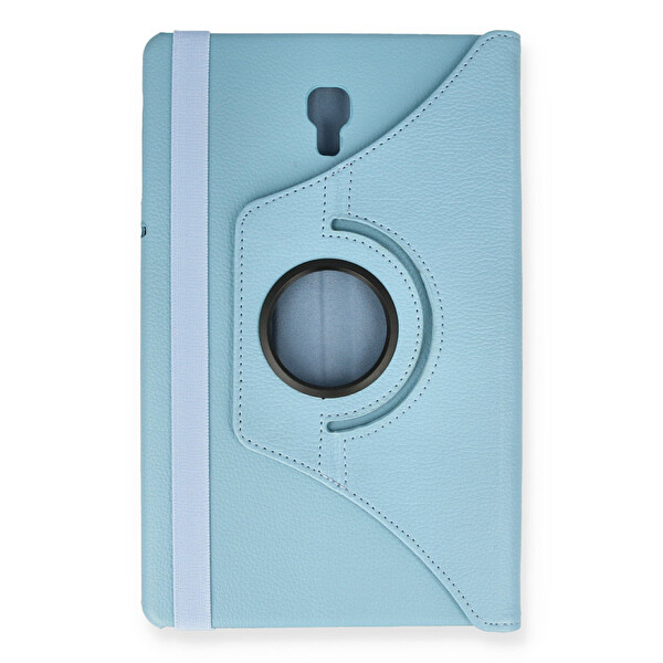 Newface Samsung Galaxy T590 Tab A 10.5 Kılıf 360 Tablet Deri Kılıf - Turkuaz