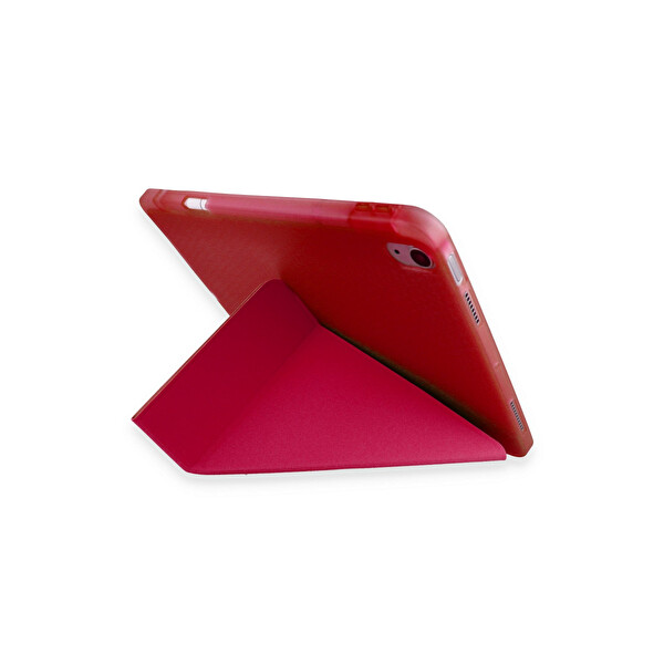 Newface Xiaomi Pad 6 Kılıf Kalemlikli Mars Tablet Kılıfı - Kırmızı