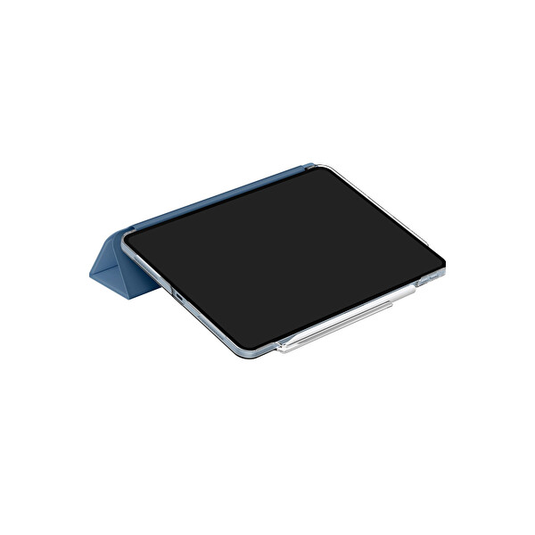 Uniq Apple iPad Air 11 (2024) Camden Katlanabilir Tablet Kapak - Koyu Mavi