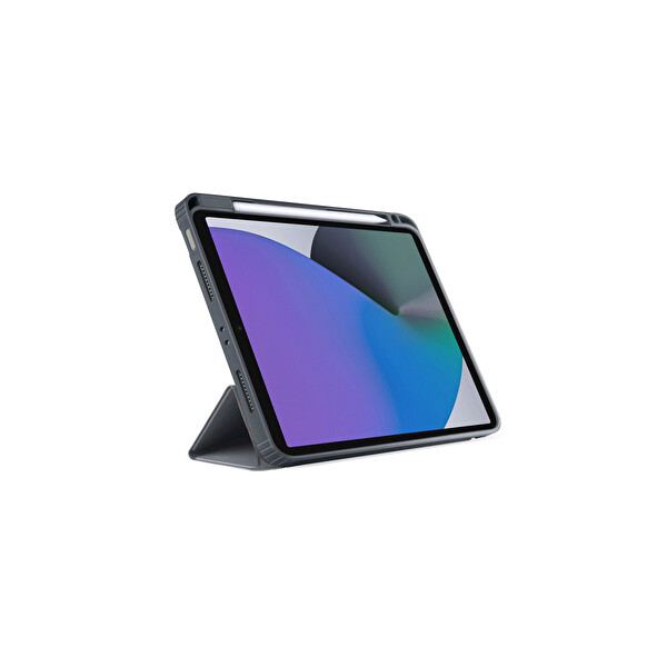 Uniq Apple iPad Pro 12.9 (2022) Moven Standlı Tablet Kapak - Gri