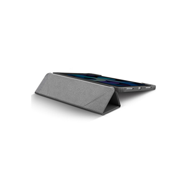 Uniq Apple iPad Pro 12.9 (2022) Moven Standlı Tablet Kapak - Gri