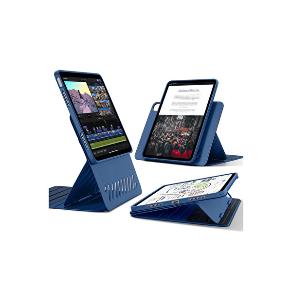 ESR Apple iPad Air 13 (2024) Shift Manyetik Tablet Kılıfı - Mavi