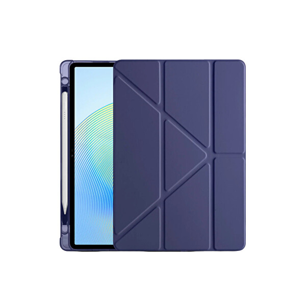 Newface Xiaomi Redmi Pad 2 Kalemlikli Mars Tablet Kılıfı - Lacivert
