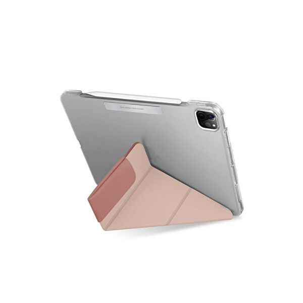Uniq Apple iPad Pro 11 (2022) Camden Katlanabilir Tablet Kapak - Pembe
