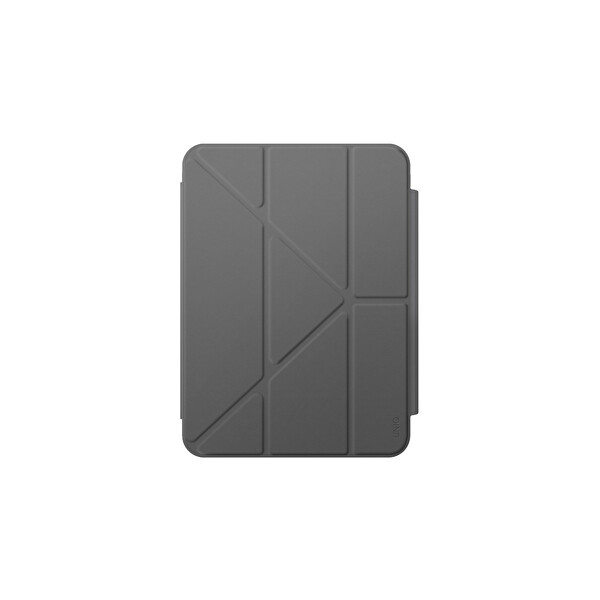 Uniq Apple iPad Air 11 (2024) Camden Katlanabilir Tablet Kapak - Koyu Gri