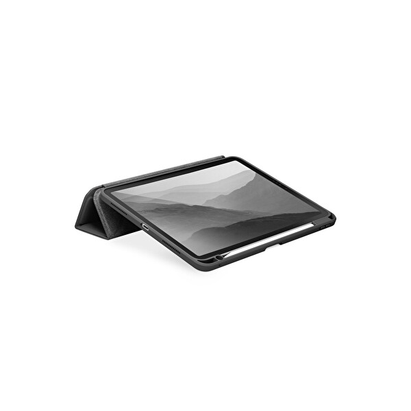 Uniq Apple iPad Pro 13 (2024) Moven Standlı Tablet Kapak - Gri