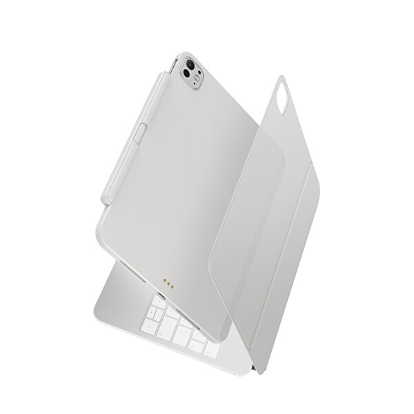 Uniq Apple iPad Pro 11 (2022) Axel Manyetik Tablet Kılıf - Beyaz
