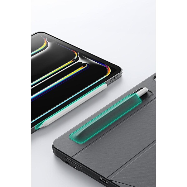 ESR Apple iPad Air 11 (2024) Shift Manyetik Klavyeli Tablet Kılıfı - Koyu Gri
