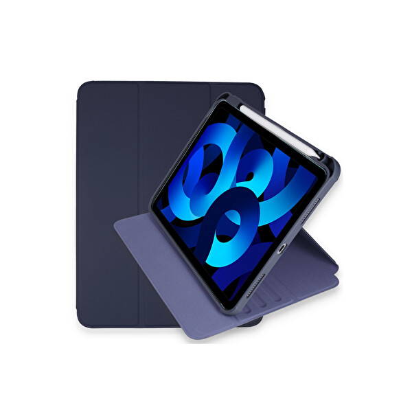Newface Apple iPad Pro 11 (2021) Kılıf Starling 360 Kalemlikli Tablet Kılıf - Lacivert