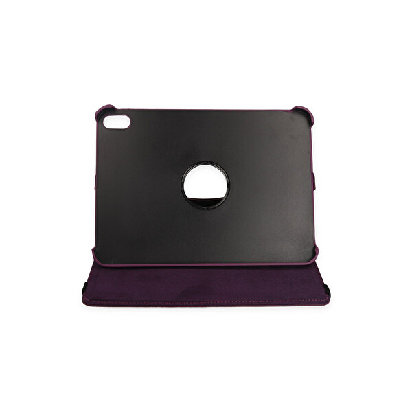 Newface Apple iPad 2025 10.9 10.Nesil (A16) Kılıf 360 Tablet Deri Kılıf - Mürdüm