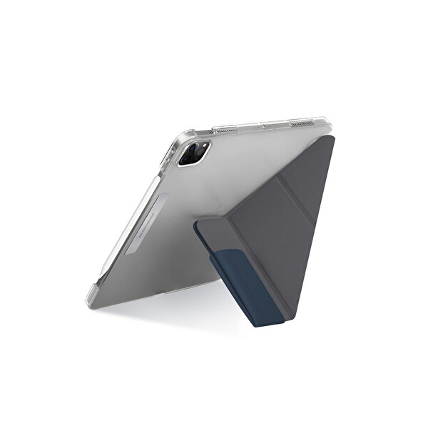 Uniq Apple iPad Pro 11 (2022) Camden Katlanabilir Tablet Kapak - Mavi