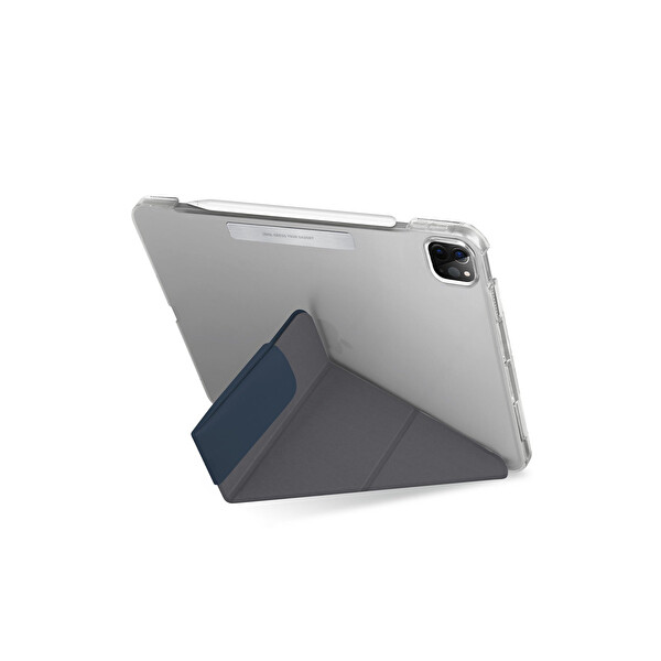 Uniq Apple iPad Pro 11 (2022) Camden Katlanabilir Tablet Kapak - Mavi