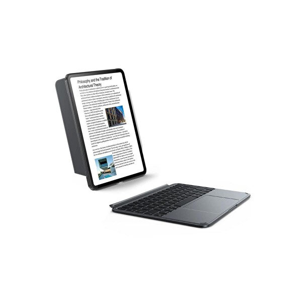ESR Apple iPad 2022 10.9 (10.Nesil) Shift Manyetik Klavyeli Tablet Kılıfı - Koyu Gri