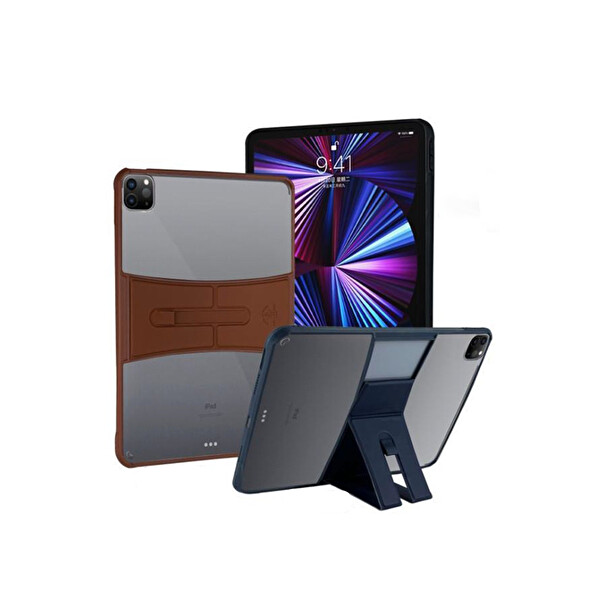Santa Barbara Polo Racquet Club Apple iPad Pro 11 (2021) Edgar Stand Kapak - Kahverengi