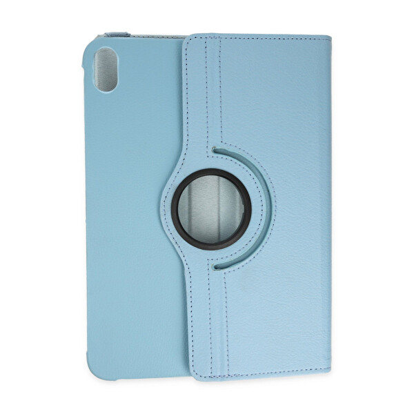 Newface Apple iPad 2025 10.9 10.Nesil (A16) Kılıf 360 Tablet Deri Kılıf - Turkuaz
