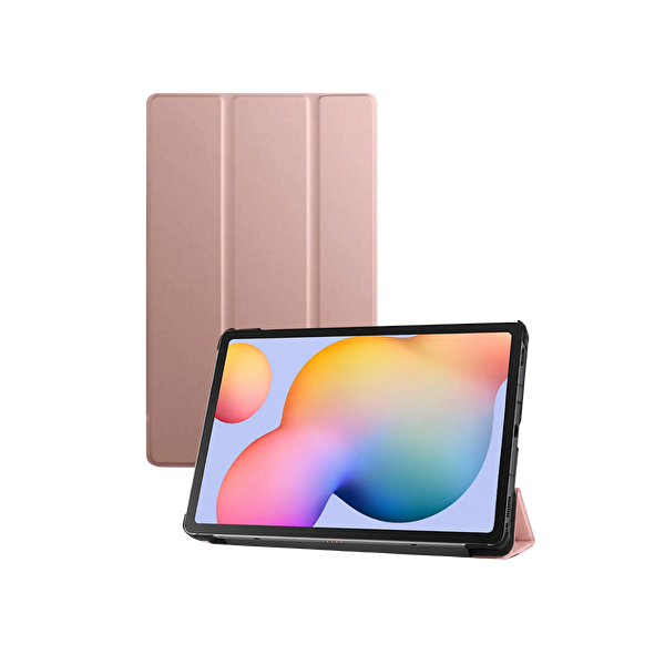 Newface Lenovo M10 HD X505F Kılıf Tablet Smart Kılıf - Rose Gold