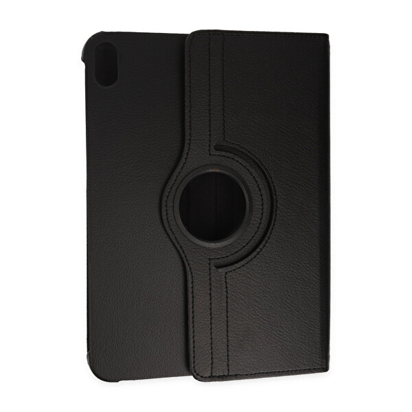Newface Apple iPad 2025 10.9 10.Nesil (A16) Kılıf 360 Tablet Deri Kılıf - Siyah