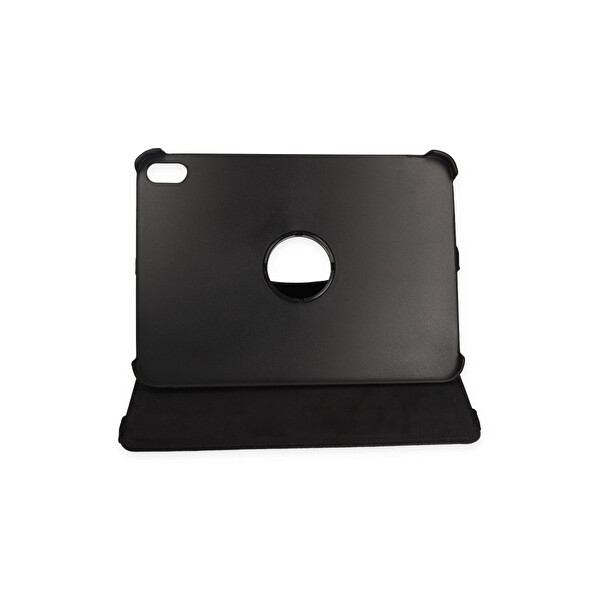 Newface Apple iPad 2025 10.9 10.Nesil (A16) Kılıf 360 Tablet Deri Kılıf - Siyah