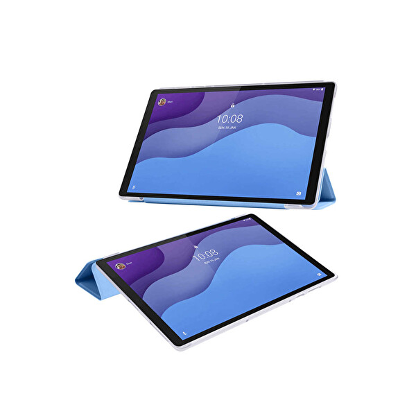Newface Lenovo M10 HD X306F Kılıf Tablet Smart Kılıf - Siyah