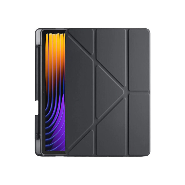 Newface Xiaomi Pad 7 Pro Kılıf Kalemlikli Mars Tablet Kılıfı - Siyah