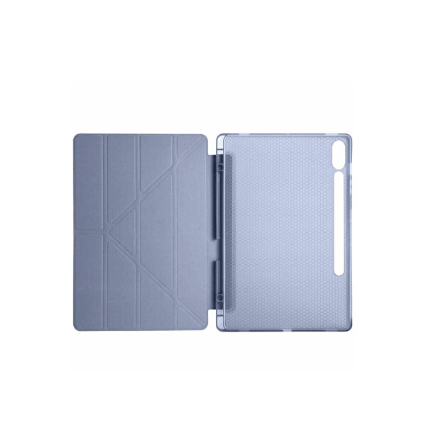 Newface Samsung Galaxy X510 Tab S9 FE 11 Kılıf Kalemlikli Mars Tablet Kılıfı - Lavender