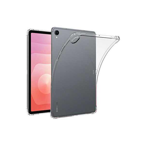 Newface Samsung Galaxy Tab S11 Kılıf Anti Shock Tablet Silikon - Şeffaf