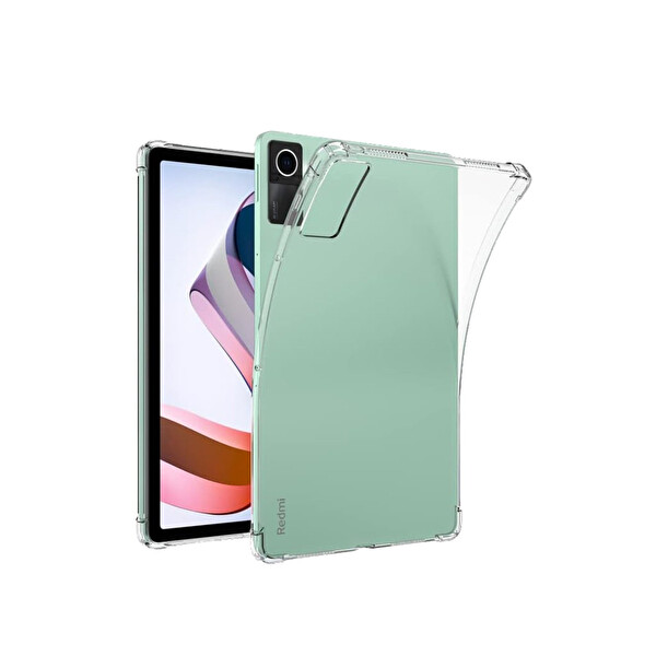 Newface Xiaomi Redmi Pad SE Kılıf Anti Shock Tablet Silikon - Şeffaf