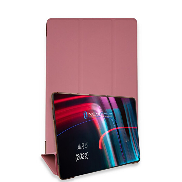 Newface Apple iPad Air 5 (2022) Kılıf Tablet Smart Kılıf - Pembe