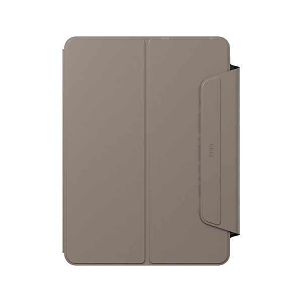 Uniq Apple iPad 2025 10.9 (10.Nesil) Rovus Snapmount 360 Derece Dönebilen Manyetik Tablet Kılıf - Gri