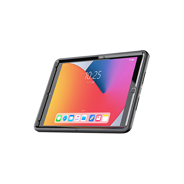 Newface Apple iPad 10.2 (7.Nesil) Kılıf Hand Strap Tablet Kılıfı - Siyah