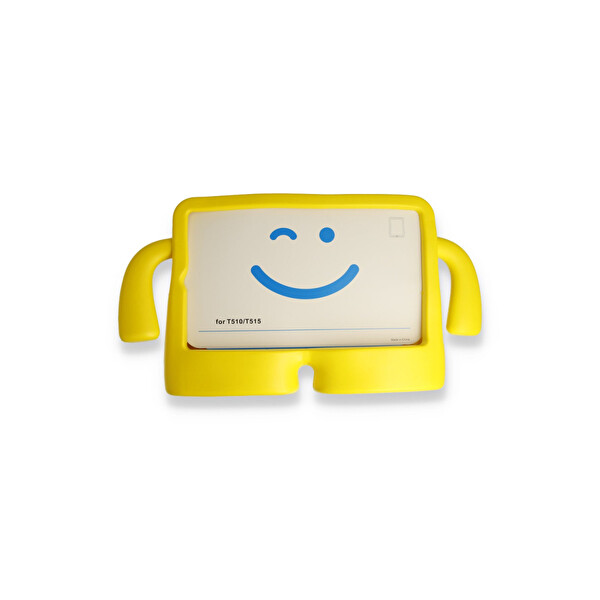 Newface Apple iPad 2025 10.9 10.Nesil (A16) Kılıf Karakter Tablet Silikon - Sarı