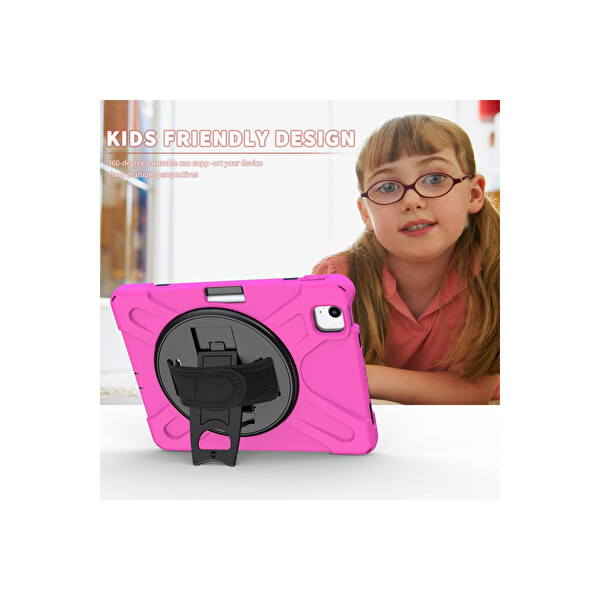Newface Apple iPad Pro 11 (2020) Kılıf Amazing Tablet Kapak - Pembe