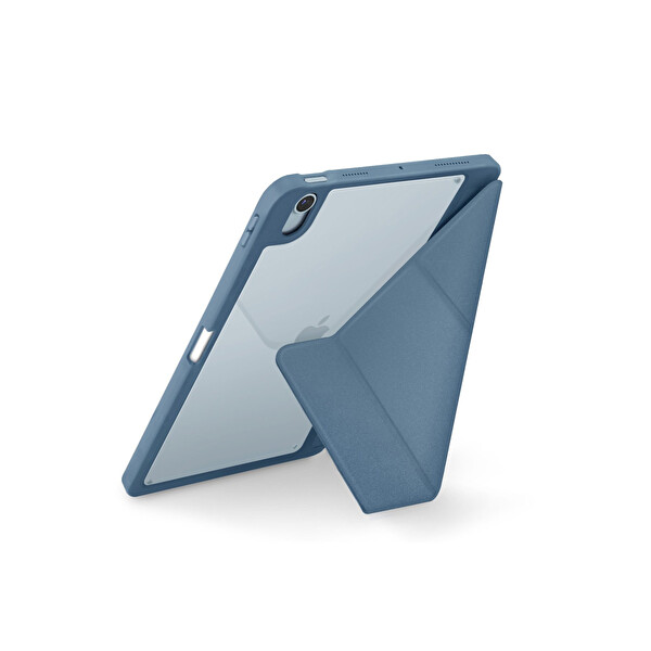 Uniq Apple iPad Air 11 (2024) Moven Standlı Tablet Kapak - Mavi