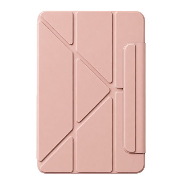 Newface Apple iPad 2025 10.9 10.Nesil (A16) Edz Manyetik Standlı Tablet Kılıfı - Rose Gold